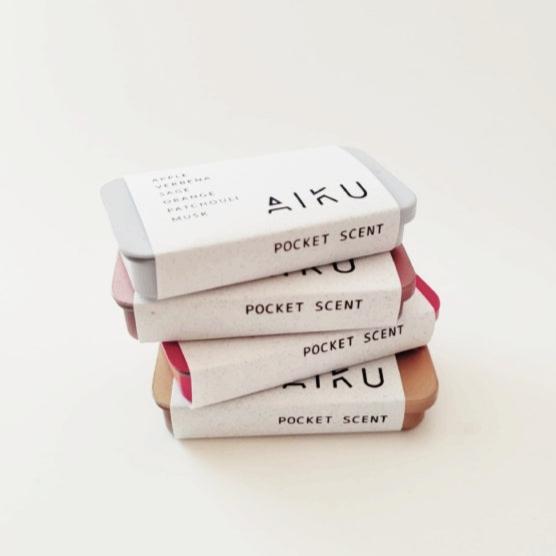 Good Thing Aiku Solid Perfume Pocket Scent - Pistachio Affair (Rose)