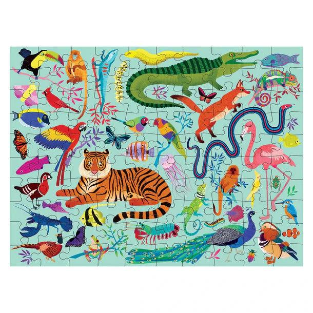 Good Thing Animal Kingdom Double-Sided Puzzle 100pc