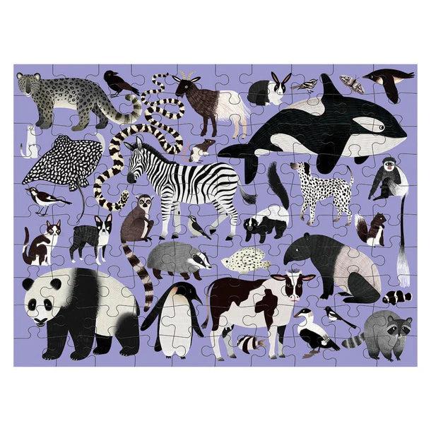Good Thing Animal Kingdom Double-Sided Puzzle 100pc