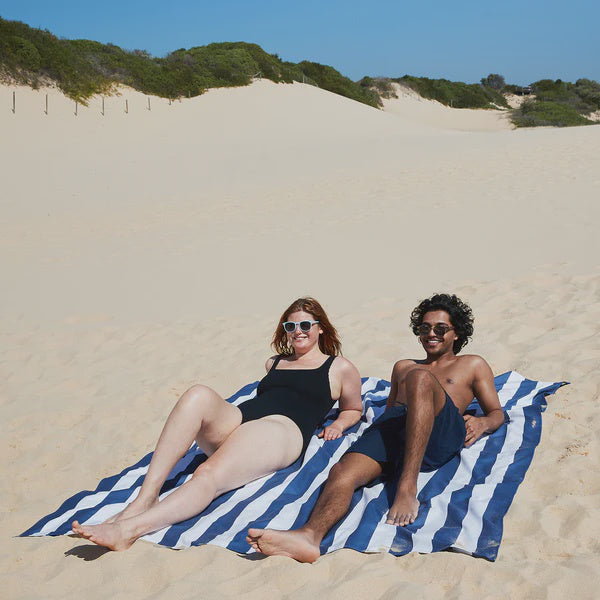 good thing Dock & Bay Beach Towel for Two XXL - Whitsunday Blue
