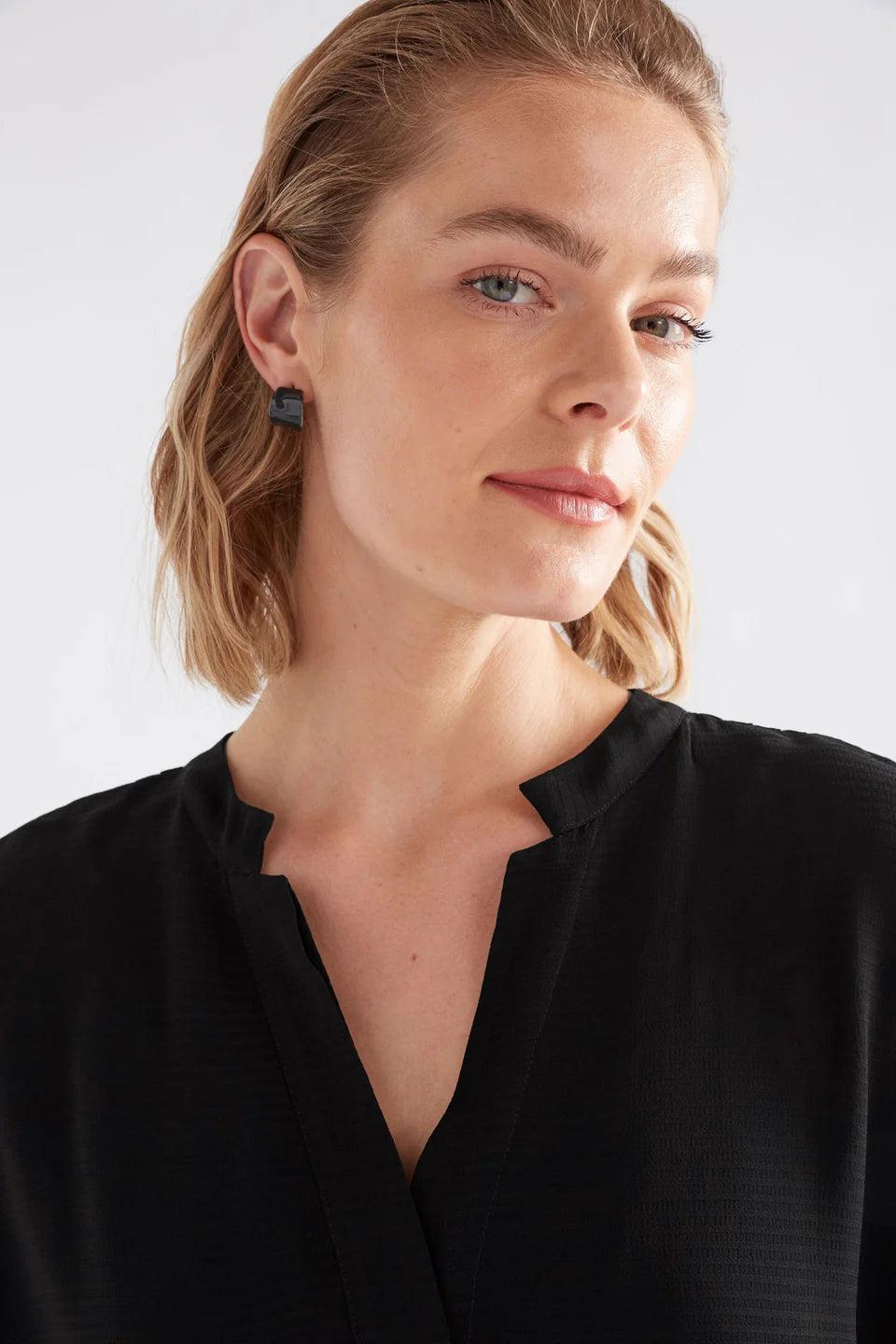 Good Thing Elk Illsta Mini Hoop Earring - Bright Navy