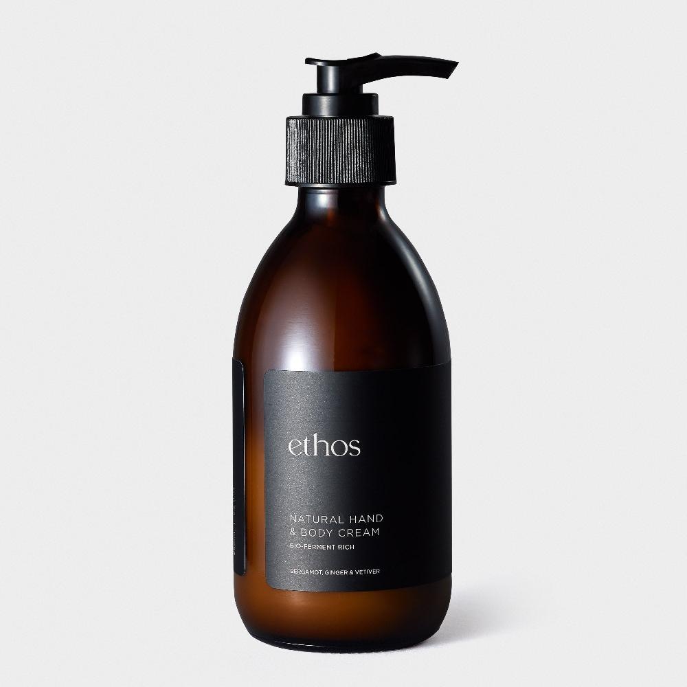 good thing Ethos Natural Hand & Body Cream 250ml - Bergamot Ginger & Vetiver
