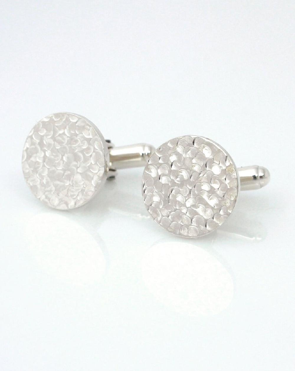 good thing Aurelium Dimple Cufflinks - Silver