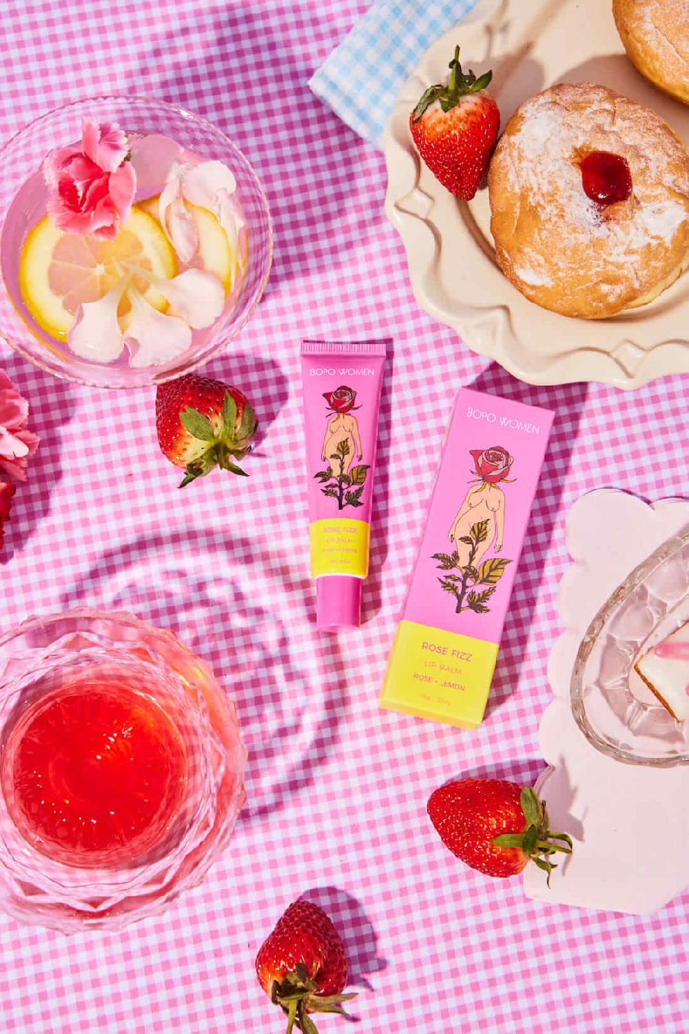 Good Thing Bopo Women Lip Balm 15g - Rose Fizz