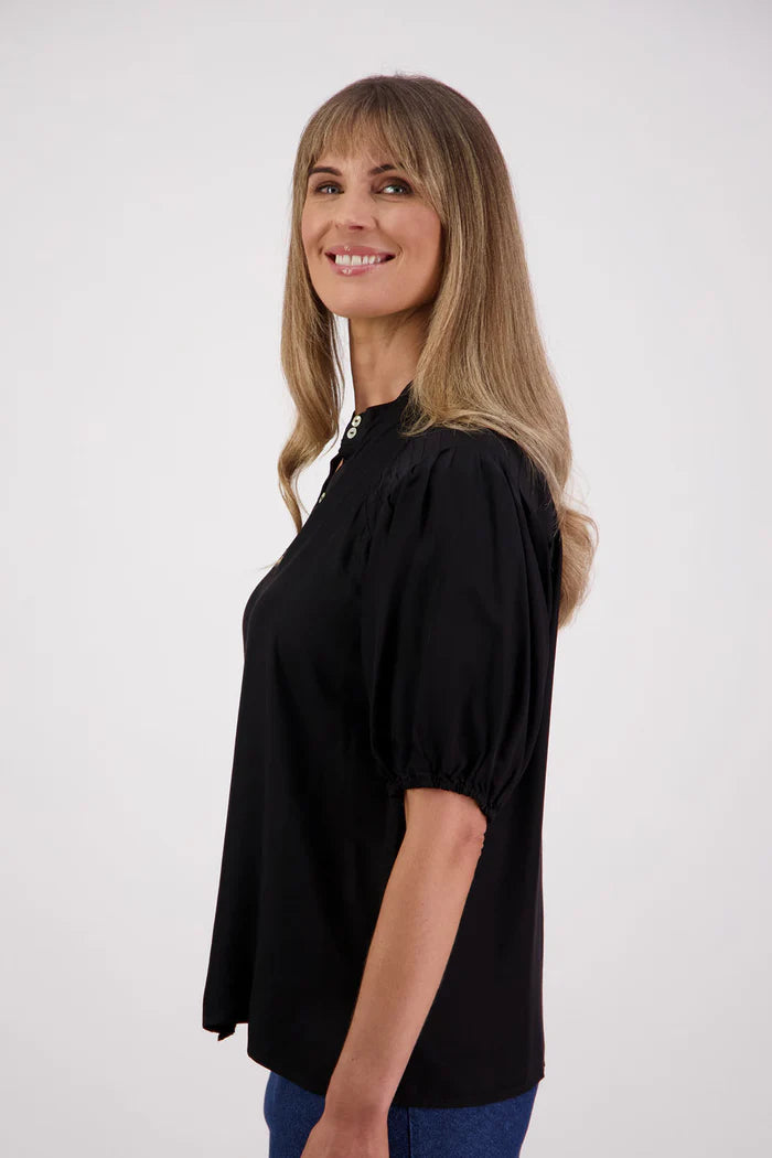 Good Thing Briarwood Saffron Top - Black