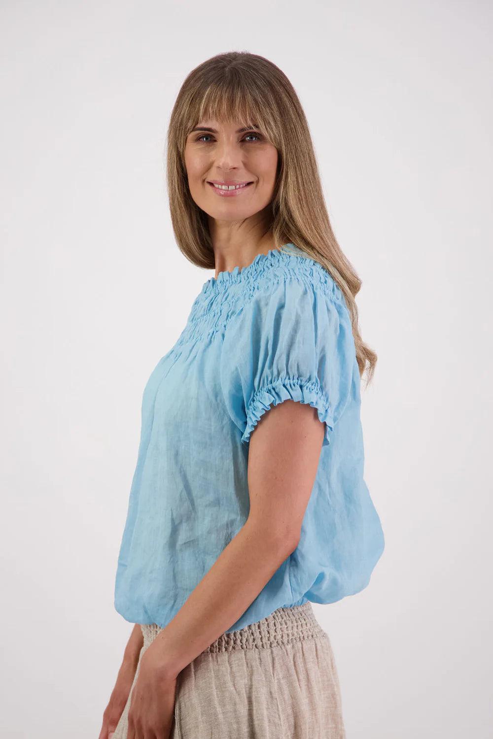 Good Thing Briarwood Sal Top - Aqua