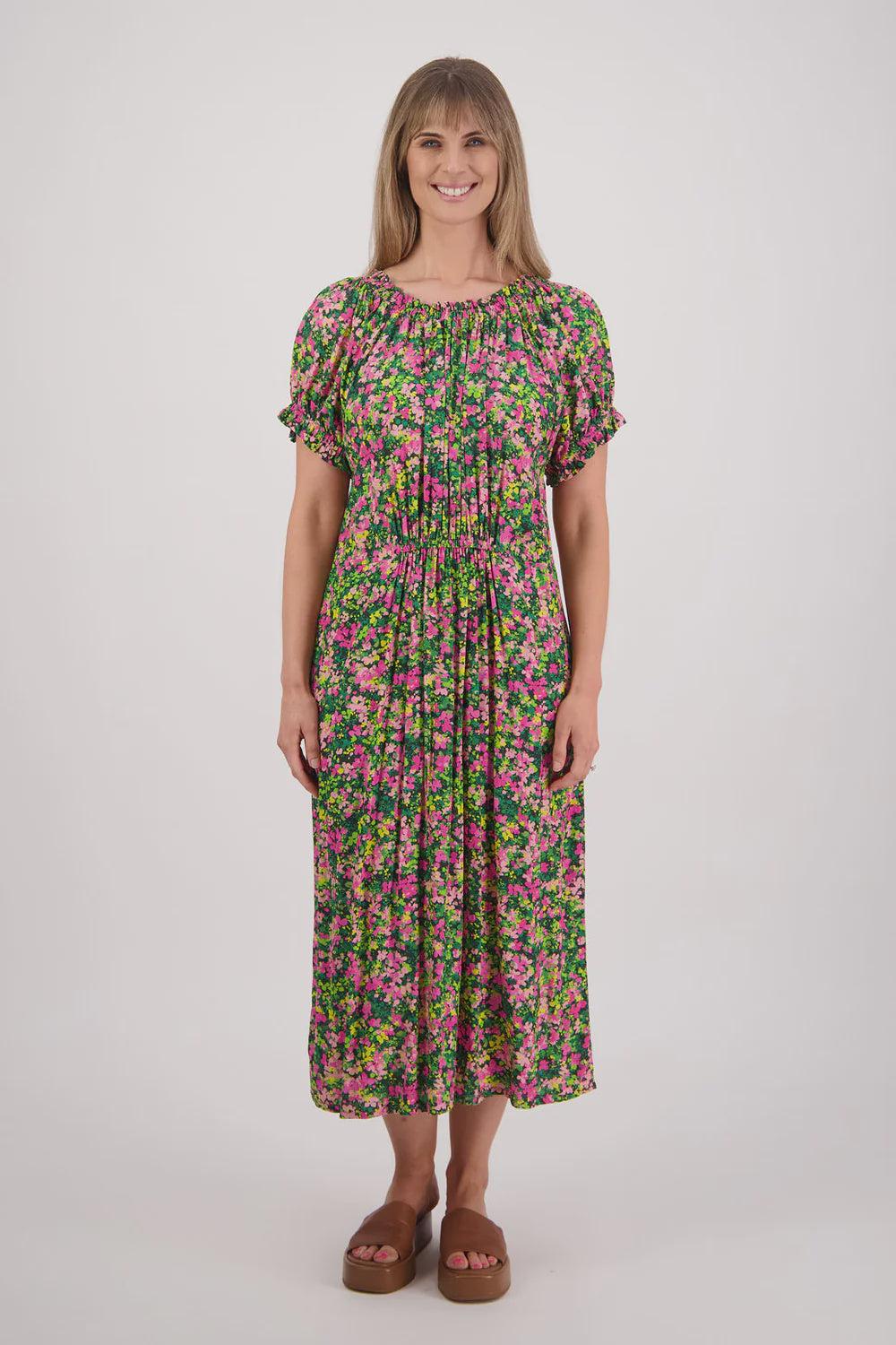 good thing Briarwood Sasha Dress - Pansy print