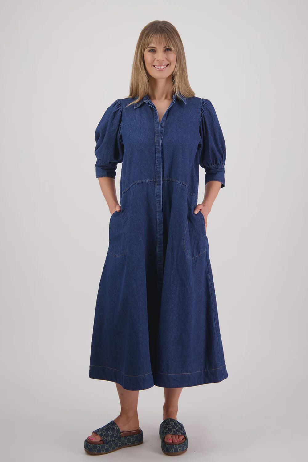 good thing Briarwood Steffie Dress - Denim
