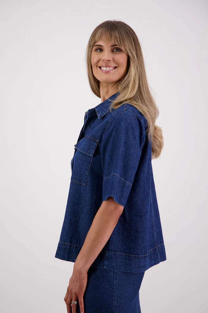 Good Thing Briarwood Syd Top - Denim