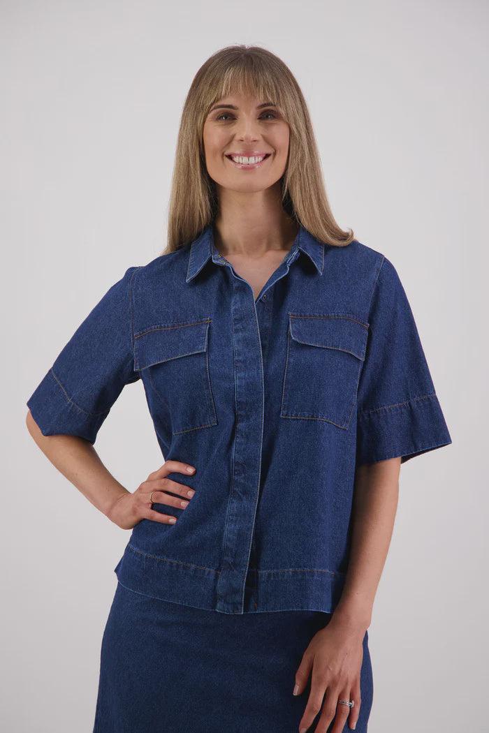 good thing Briarwood Syd Top - Denim