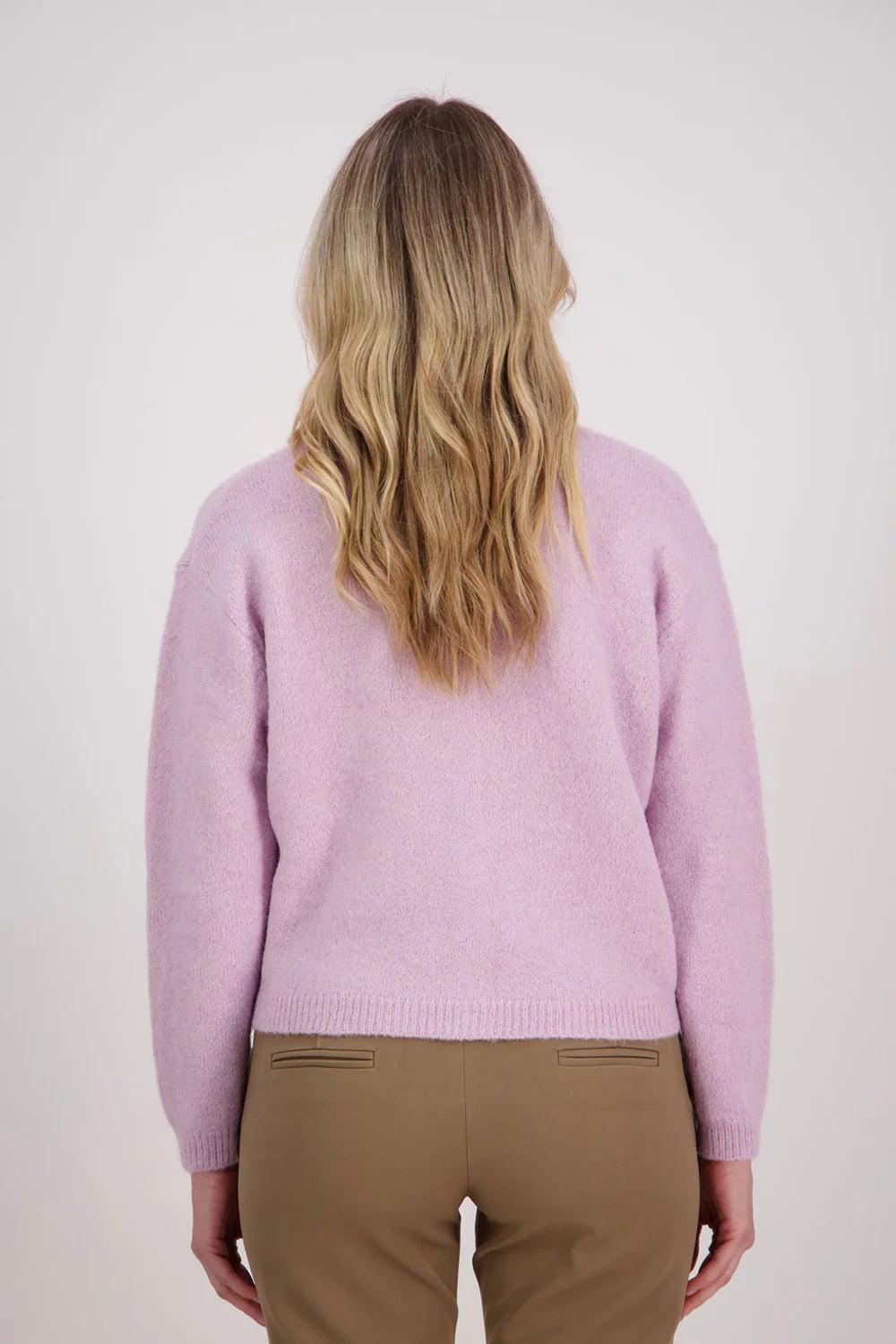 Good Thing Briarwood Violet Cardigan - Pink