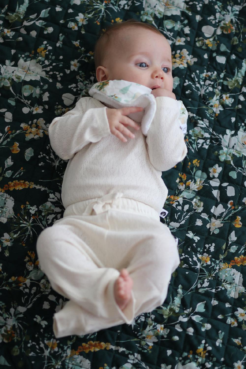 Good Thing Burrow & Be Pointelle Baby Pants - Natural