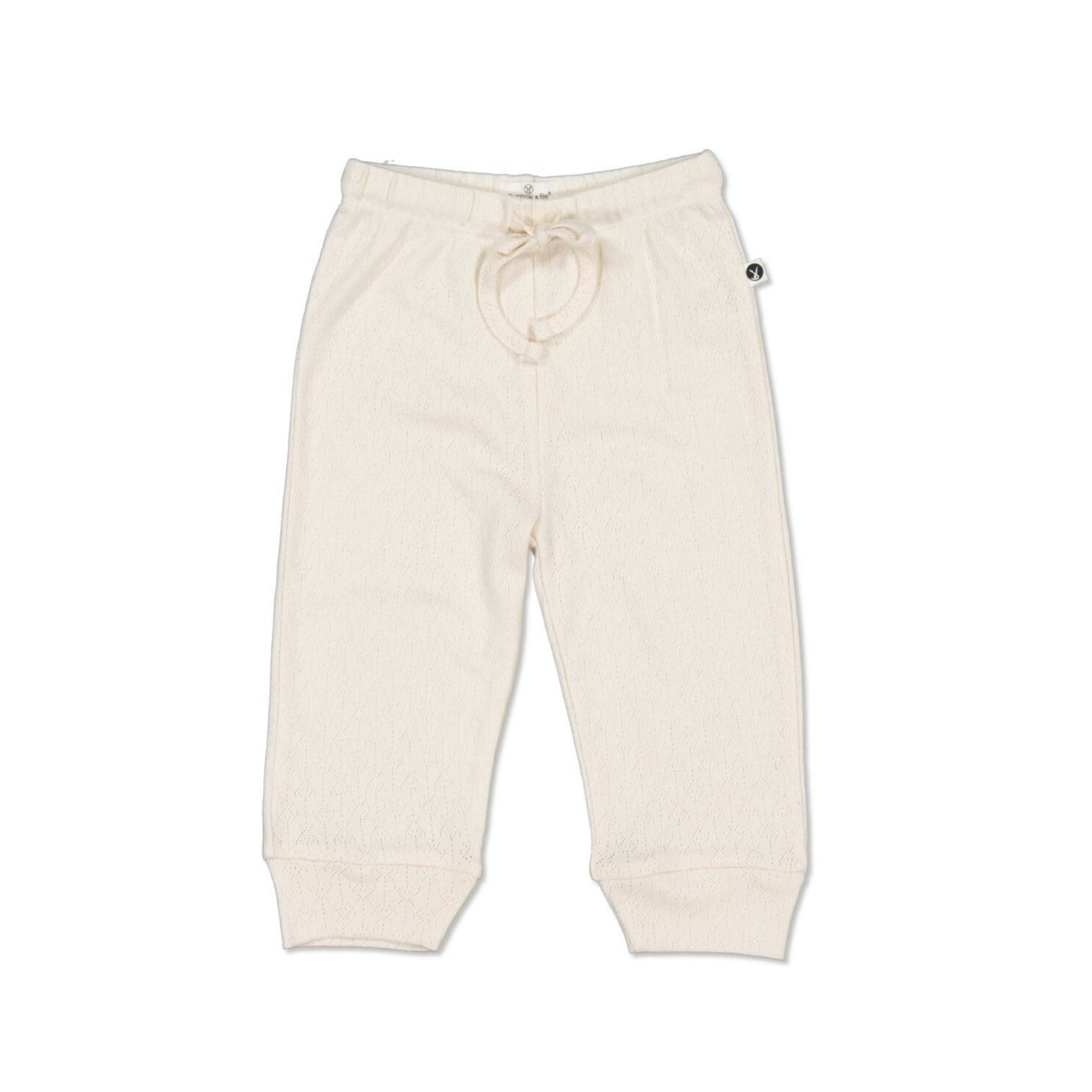 good thing Burrow & Be Pointelle Baby Pants - Natural