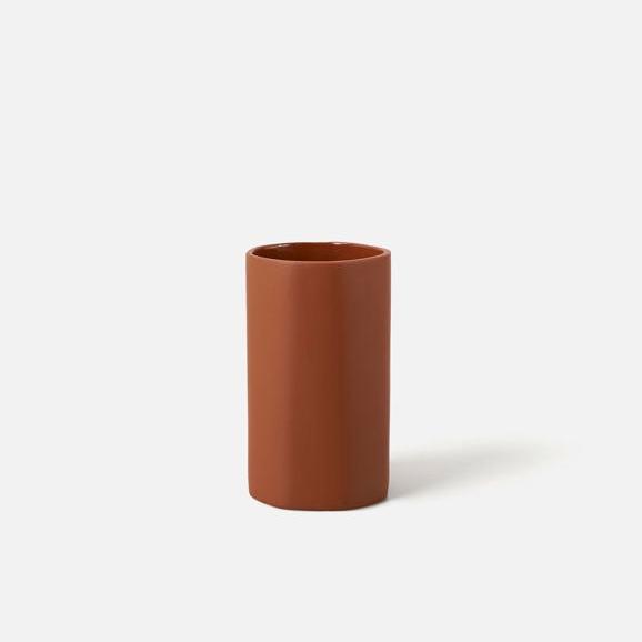 good thing Citta Fossil Vase Small - Brick