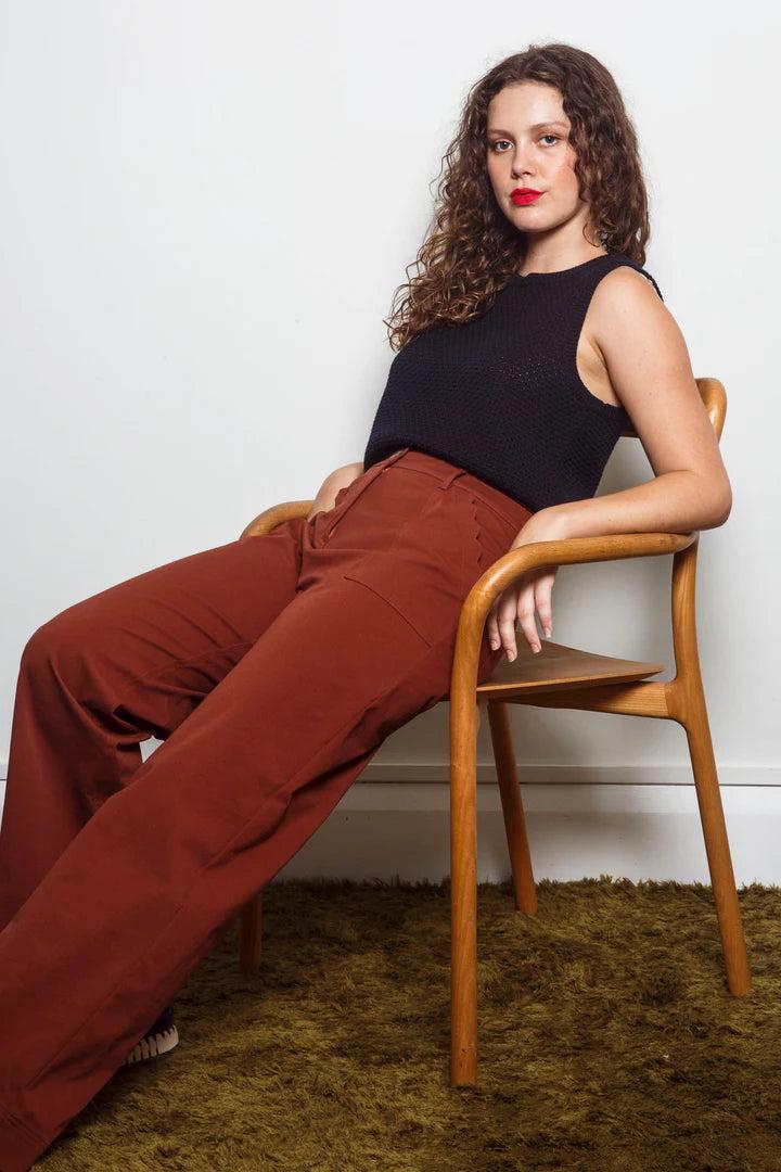 good thing Dalston Sandy Pant - Rust