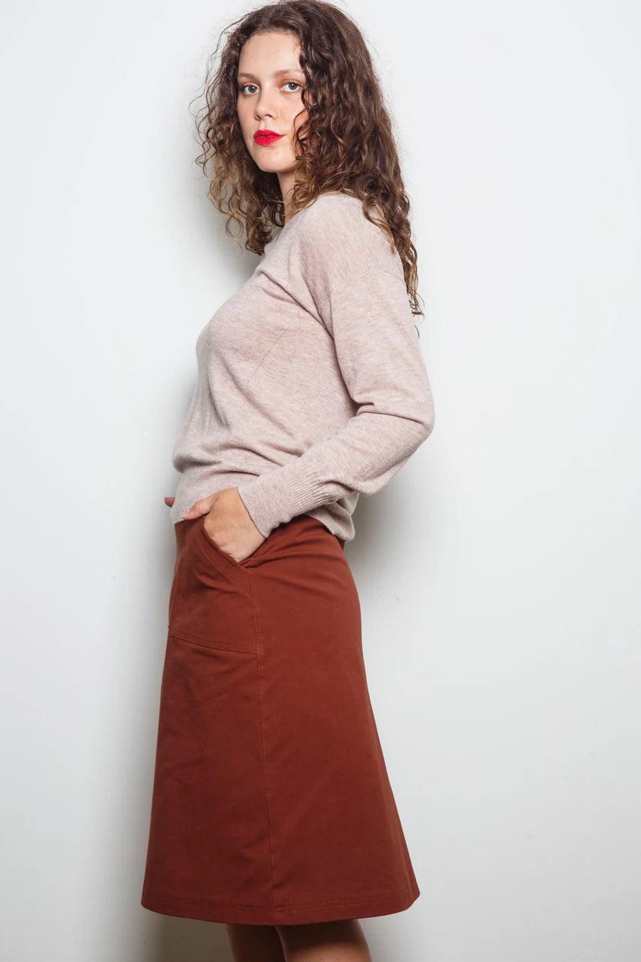 Good Thing Dalston Veeta Vee Sweater - Oatmeal