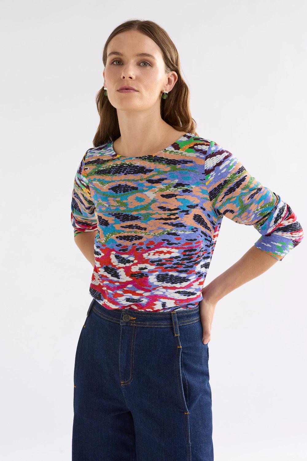 good thing Elk Dega Top - Serp Print