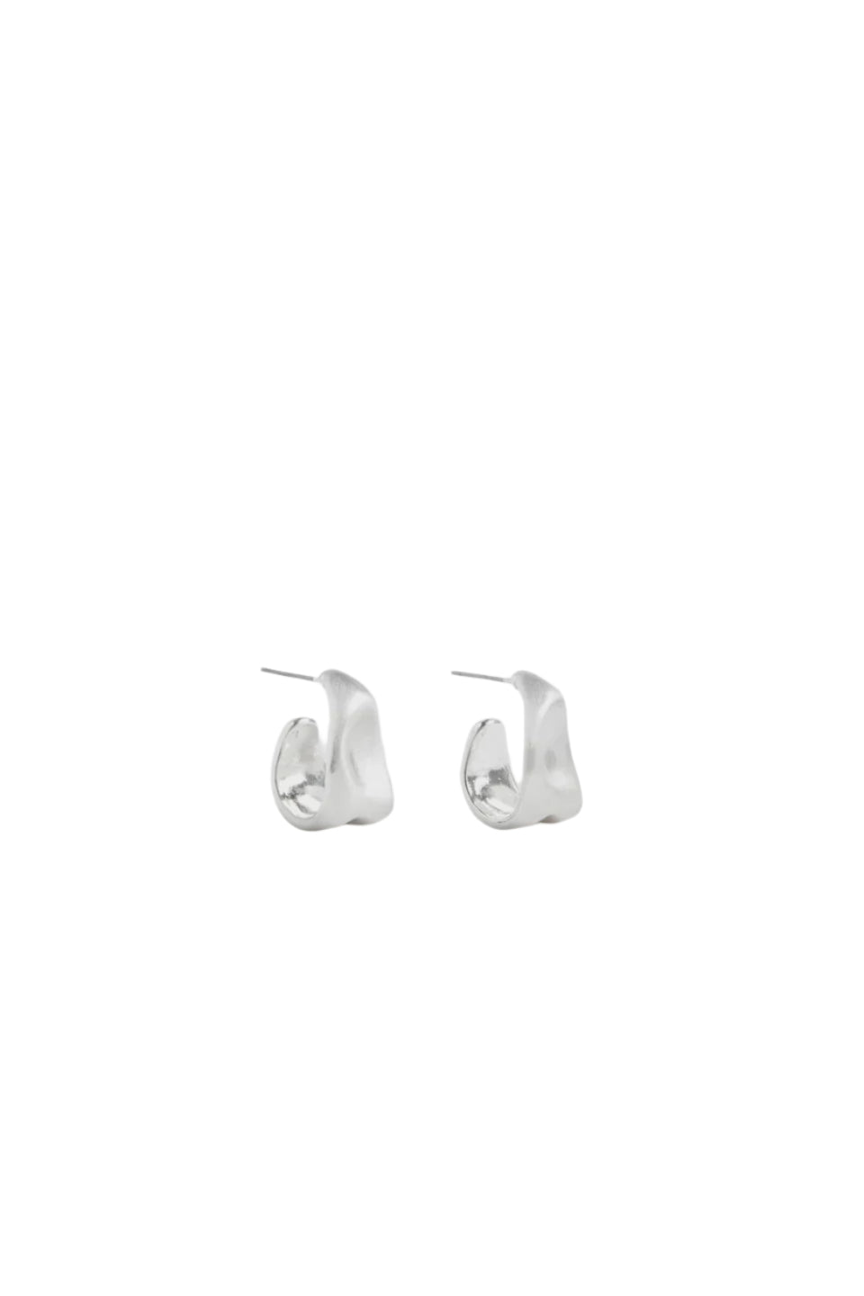Good Thing Elk Feven Small Hoop Earring - Silver
