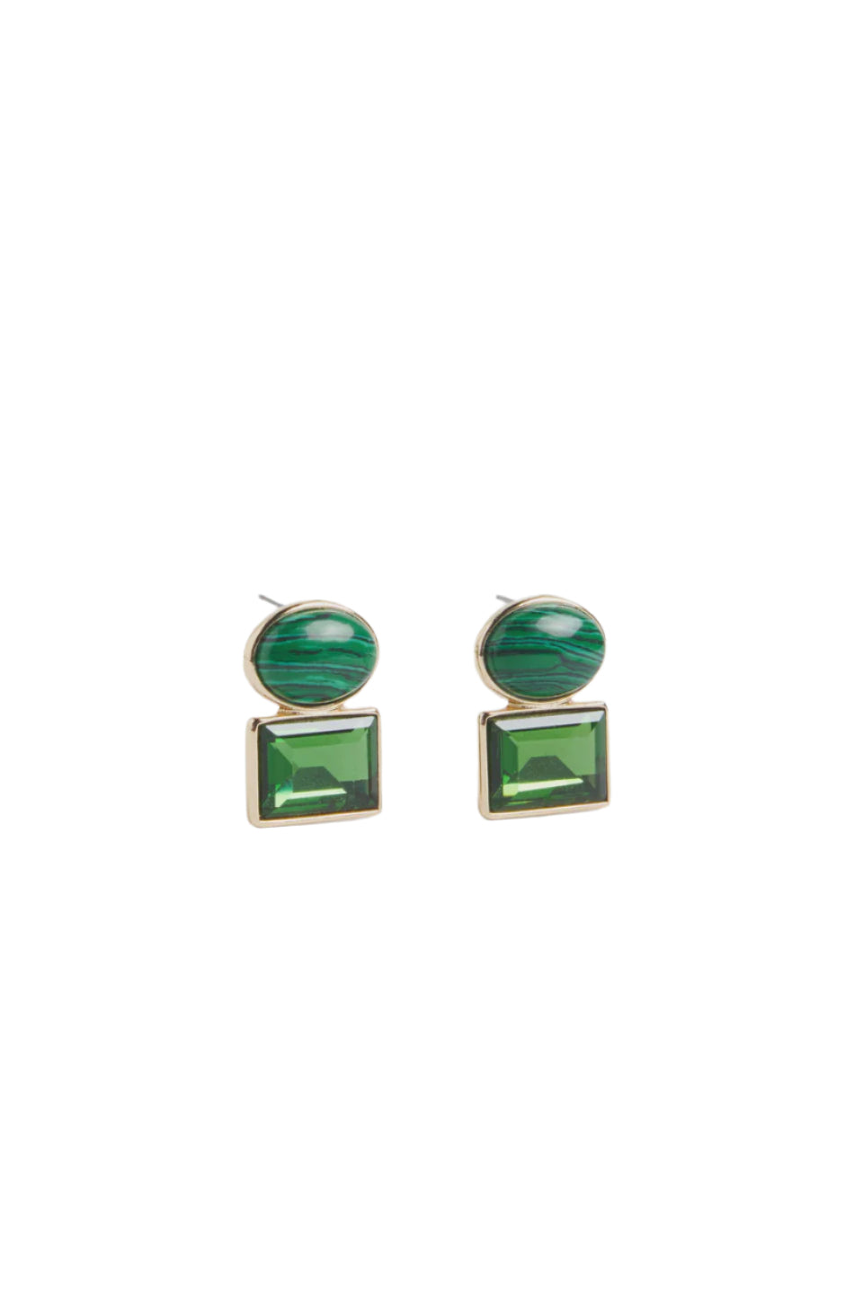 Good Thing Elk Kempa Earring - Malachite Green