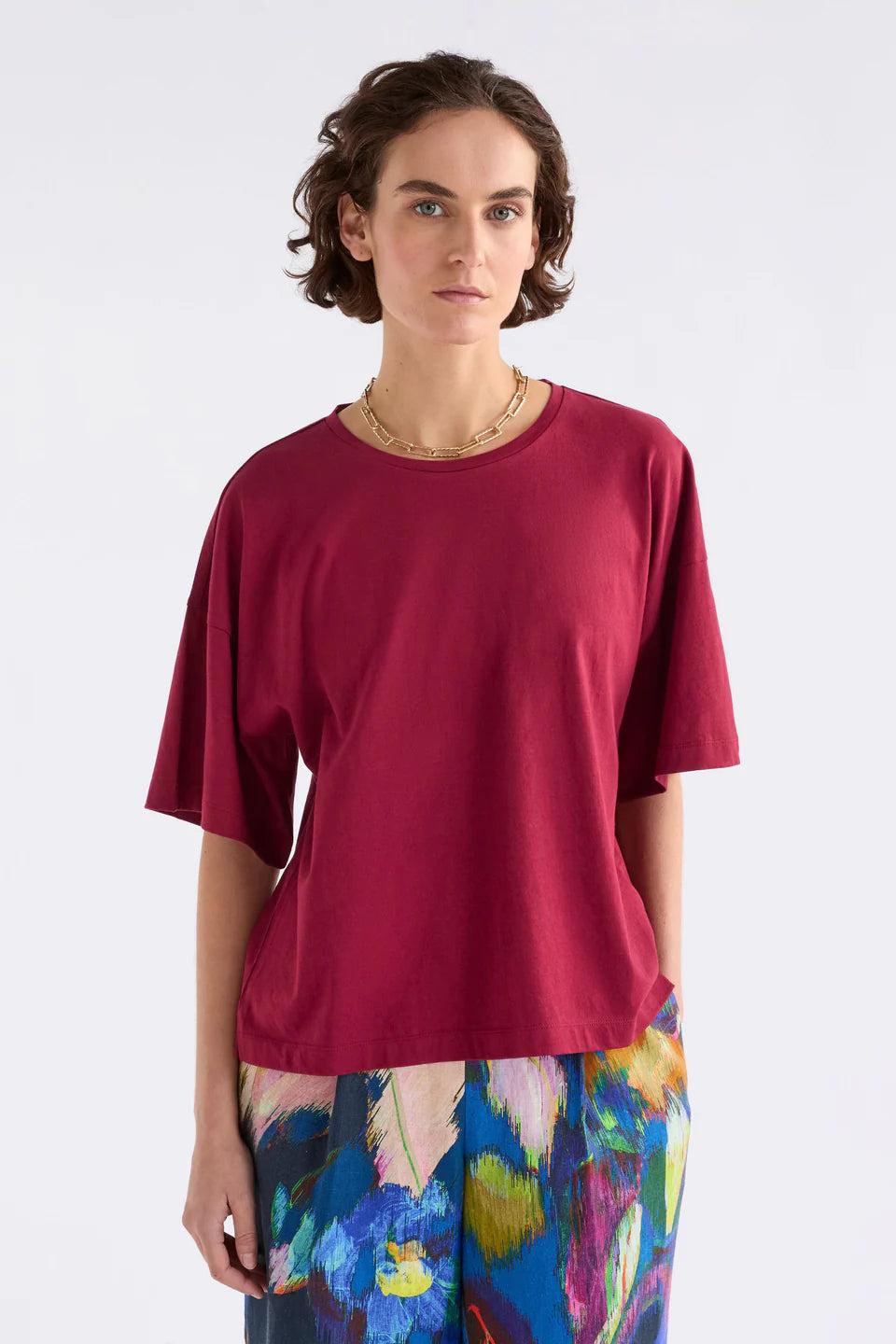 good thing Elk Kovaa Tee - Deep Rouge