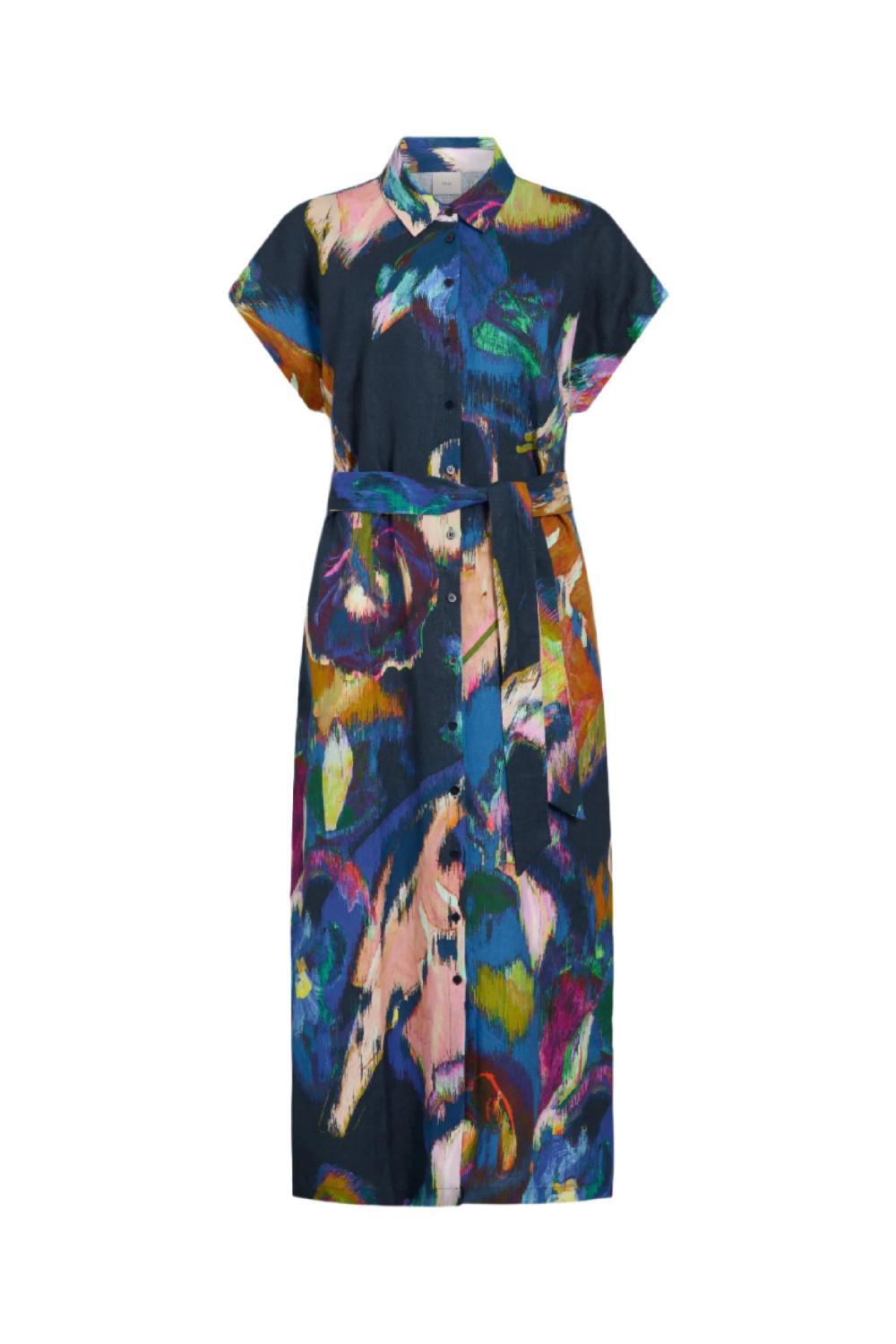 Good Thing Elk Lato Dress - Vaara Print