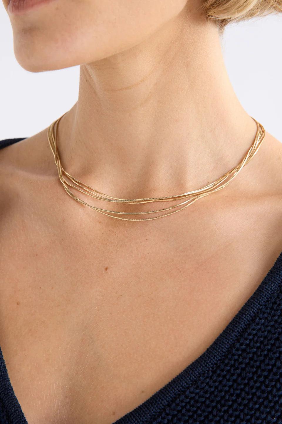 good thing Elk Lina Necklace - Gold