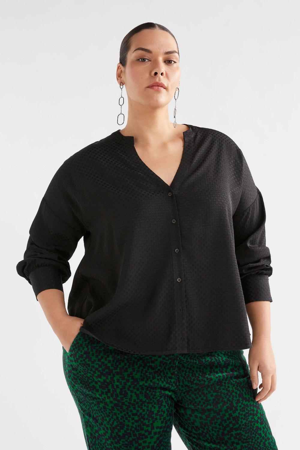 Good Thing Elk Oben Shirt - Black