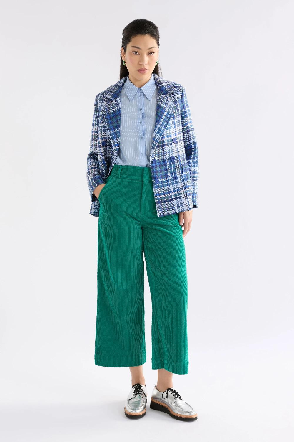 Good Thing Elk Rhes Cord Pant - Island Green