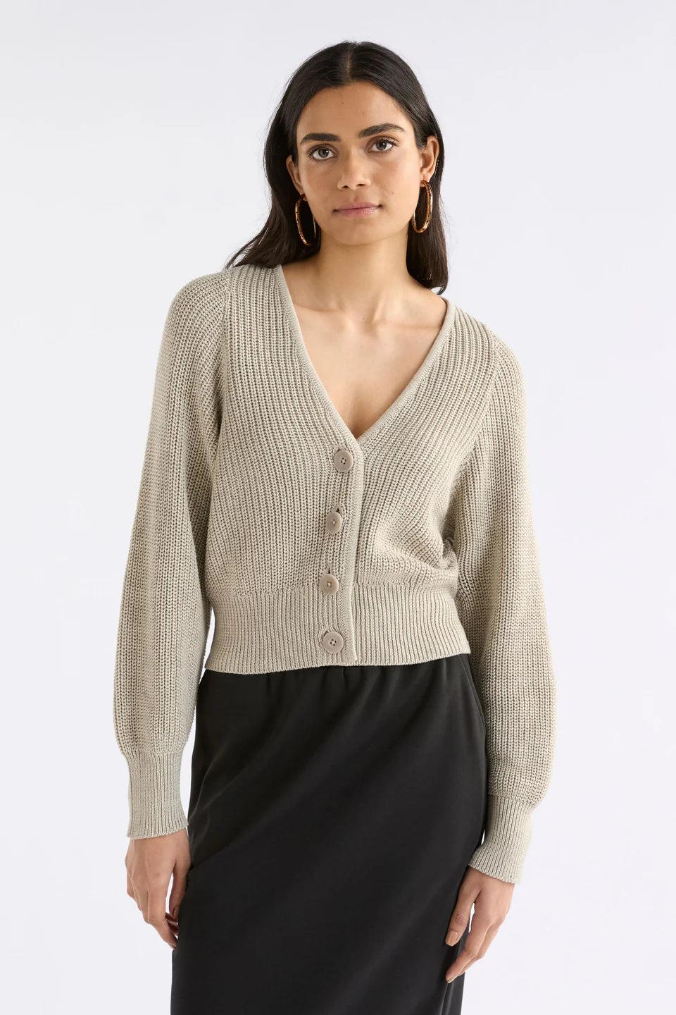 Good Thing Elk Saari Cardigan - Ecru