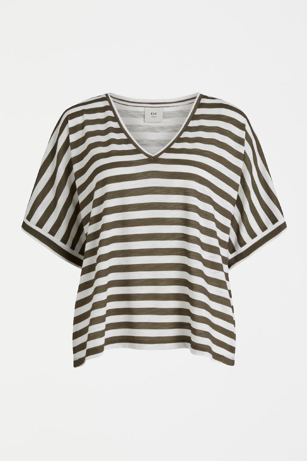 Good Thing Elk Seter Tee - White / Olive