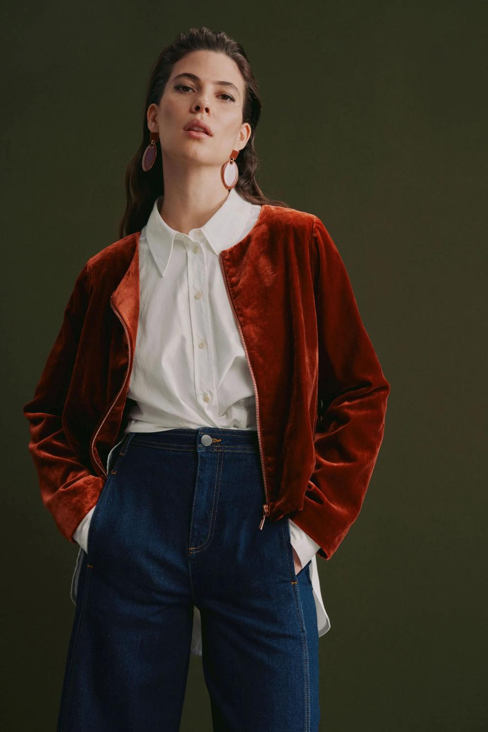 good thing Elk Suuri Zip Jacket - Spice