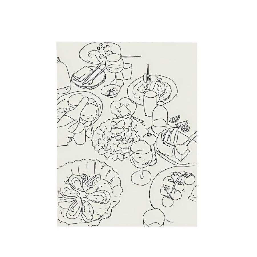 good thing Father Rabbit Tea Towel - Lunch