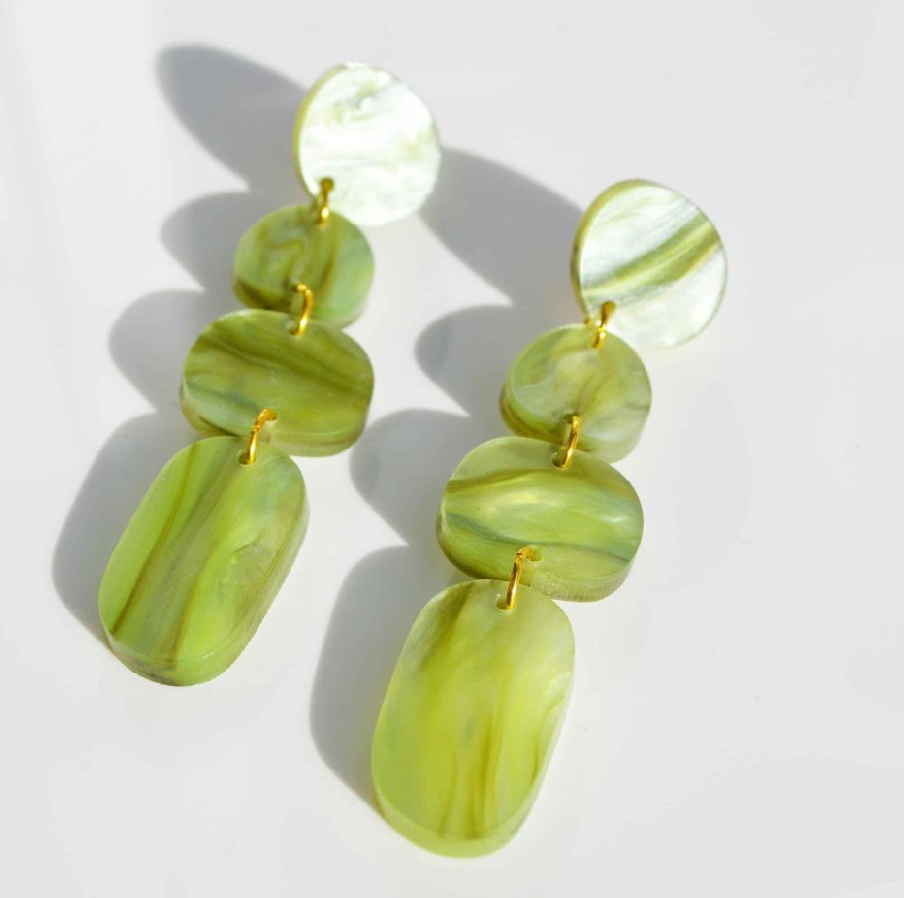 good thing Hagen & Co Juno Earrings - Sage