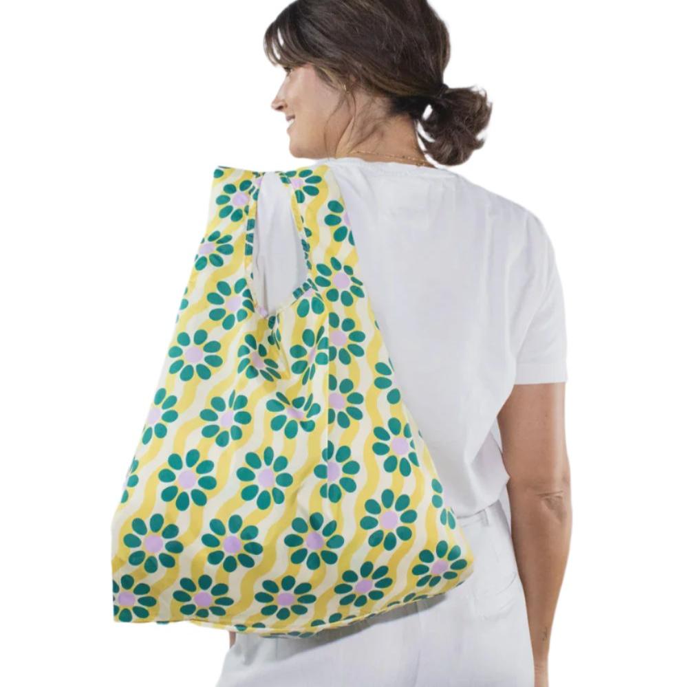 good thing Kind Bag Medium Reusable Bag - Wavy Daisy