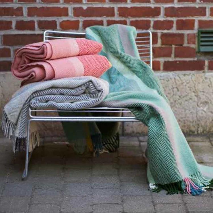 Good Thing Klippan Birka Lambswool Throw - Meadow