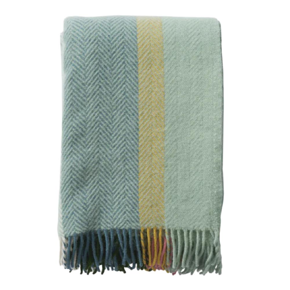 good thing Klippan Birka Lambswool Throw - Meadow