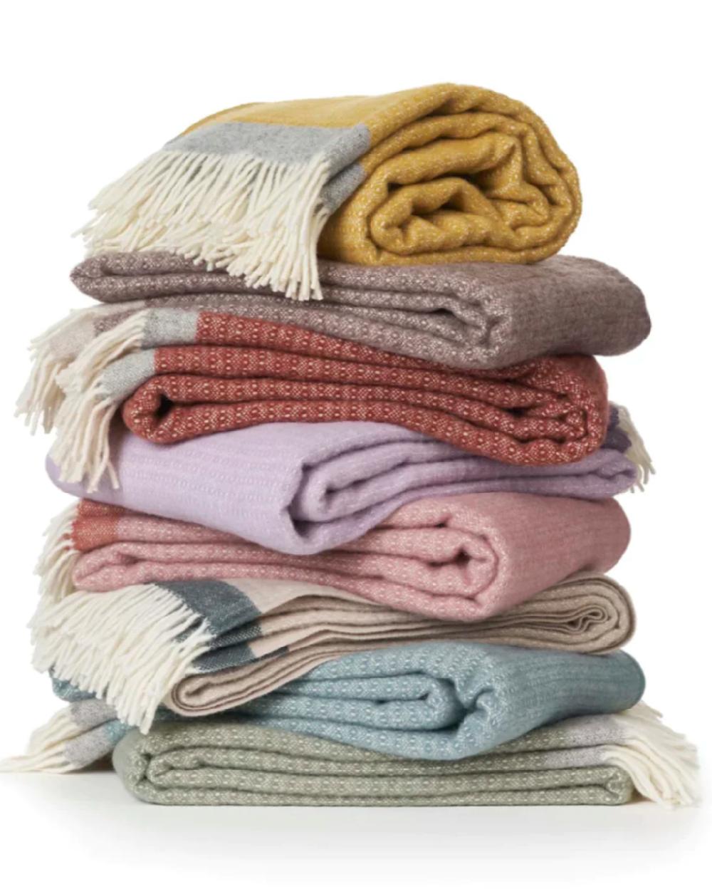 Good Thing Klippan Harald Blanket - Dusty Blue/Grey