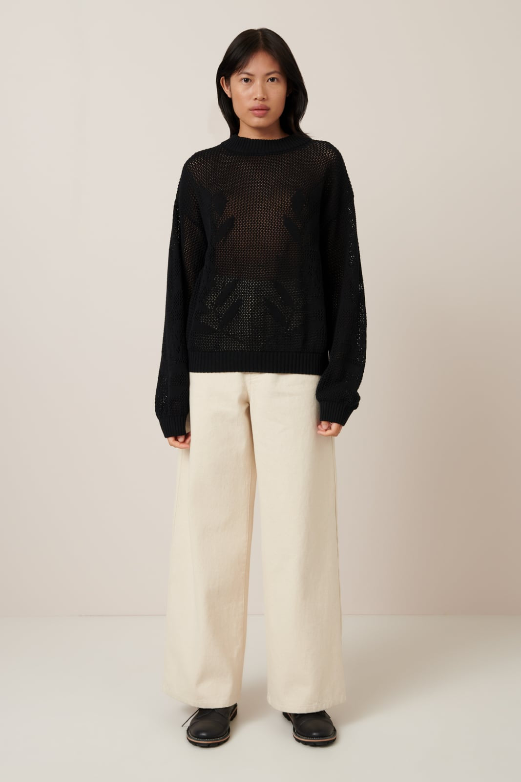 Good Thing Kowtow Amalie Crew - Black