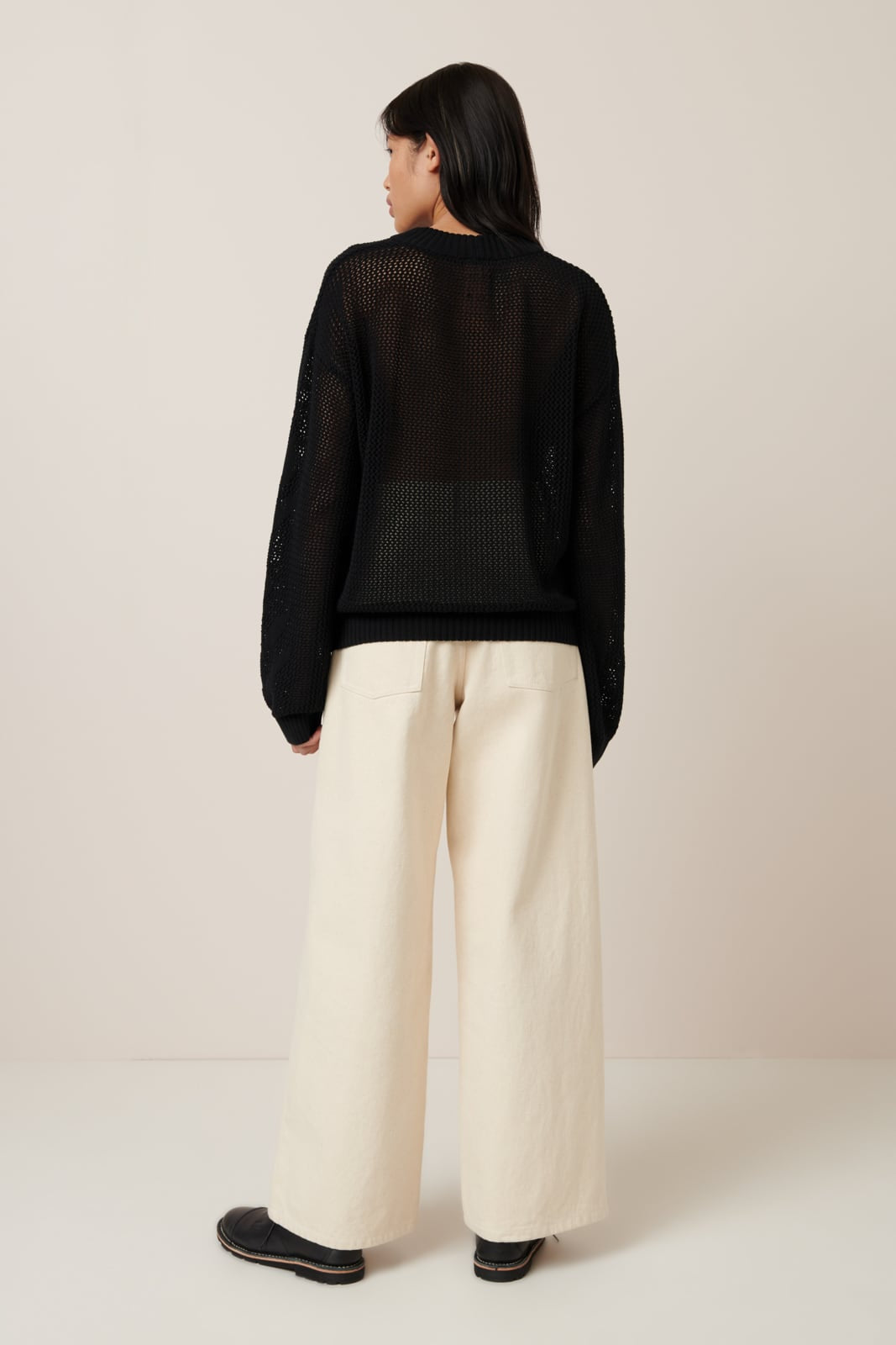 Good Thing Kowtow Amalie Crew - Black