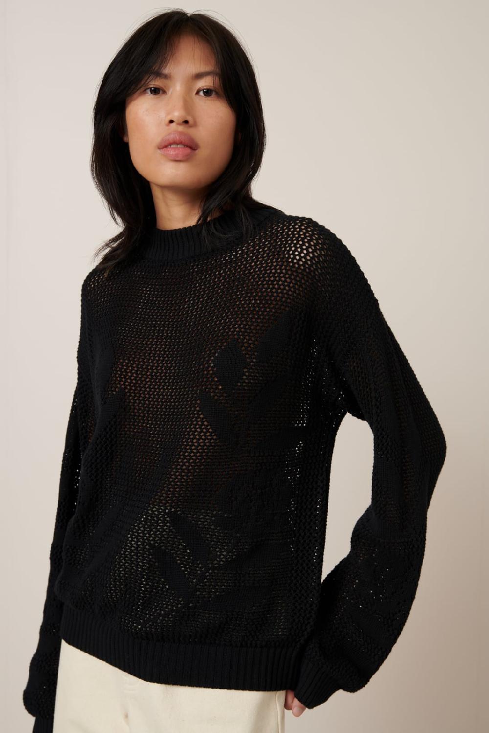 good thing Kowtow Amalie Crew - Black