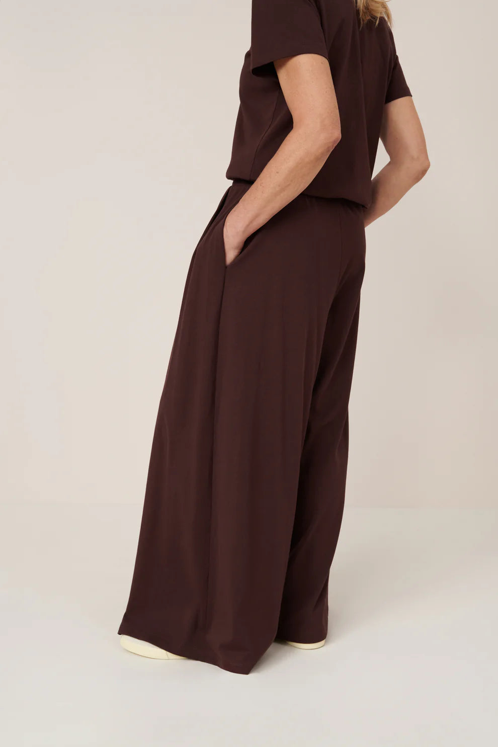 Good Thing Kowtow Drape Pant - Mahogany