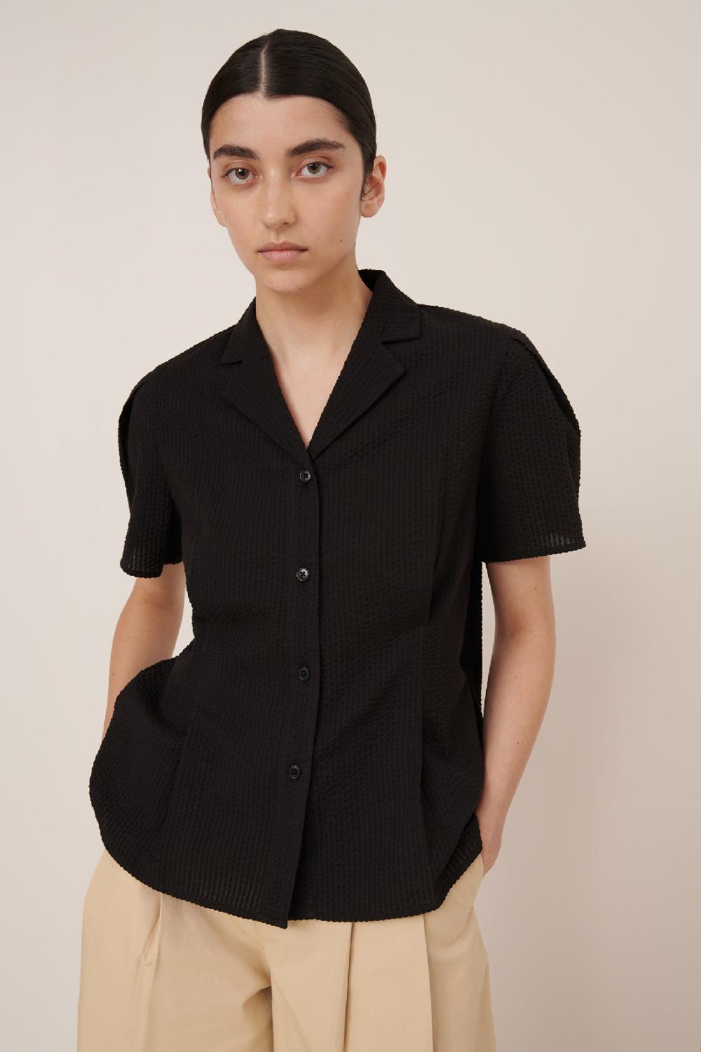good thing Kowtow Essence Blouse - Black