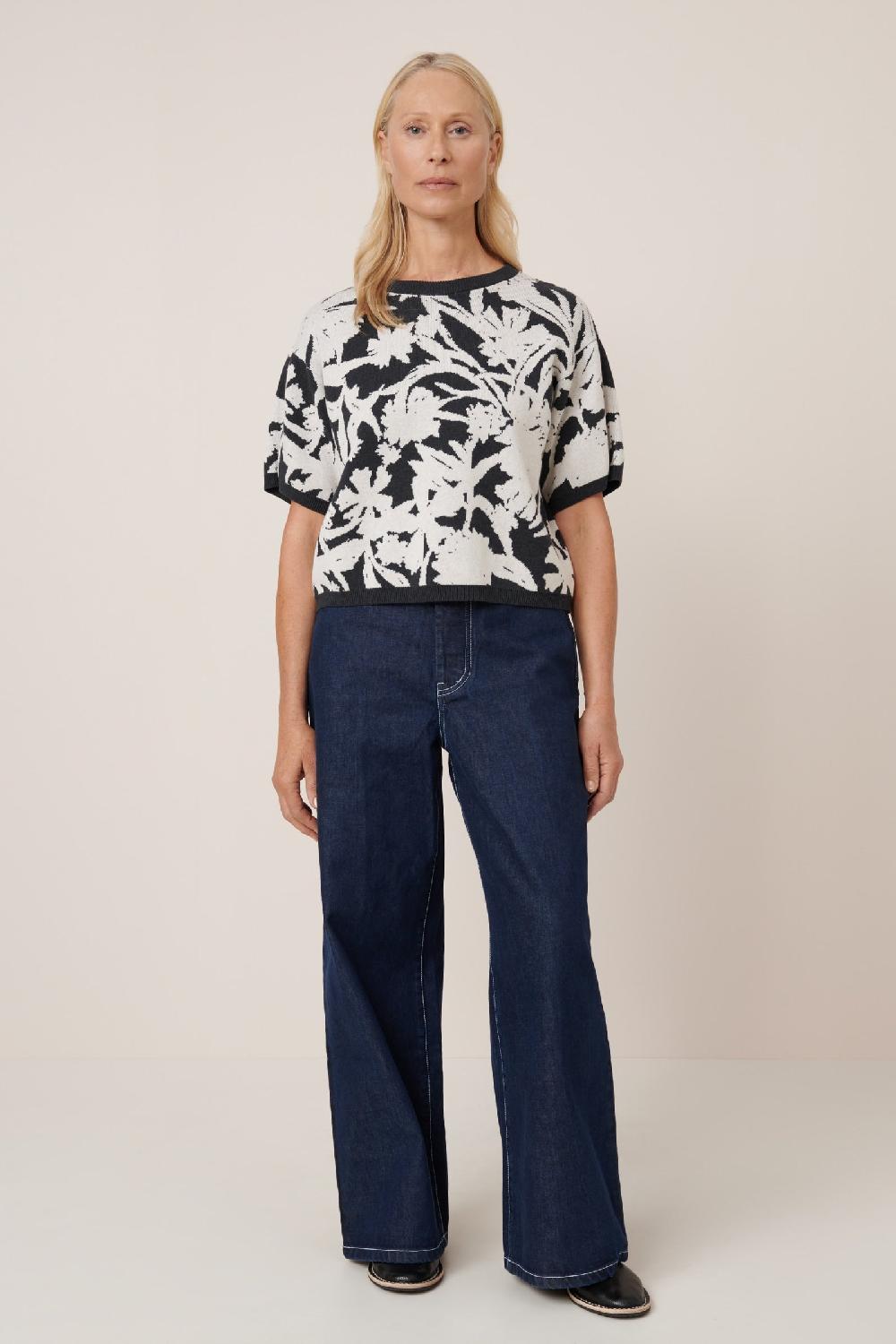 Good Thing Kowtow Etched Top - Etched Jacquard
