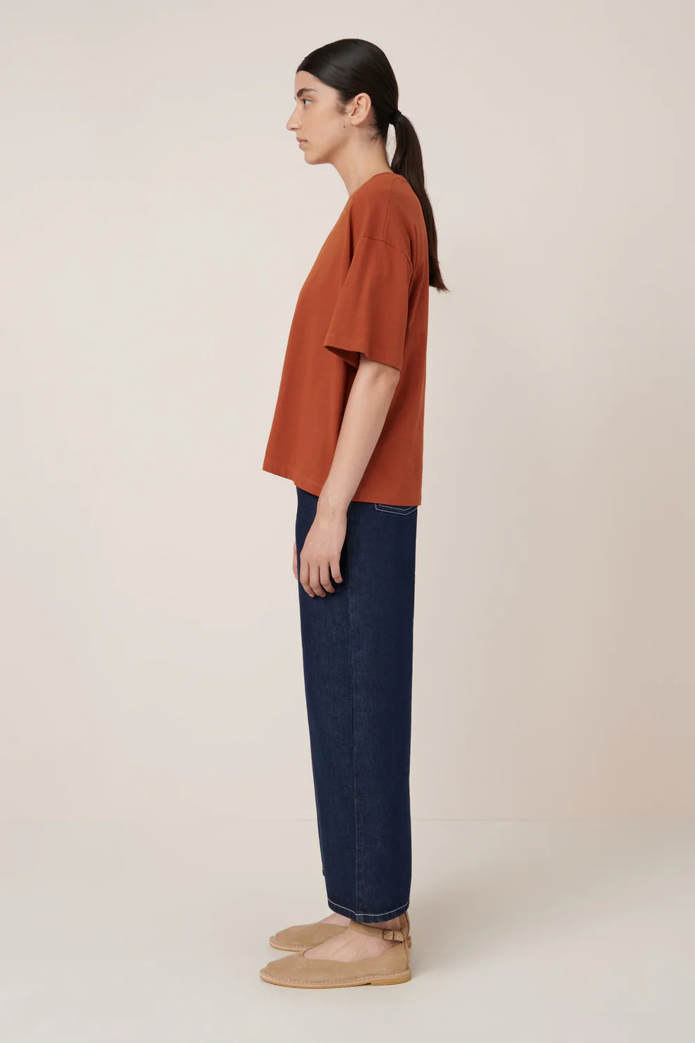 Good Thing Kowtow Everyday Tee - Clay Red