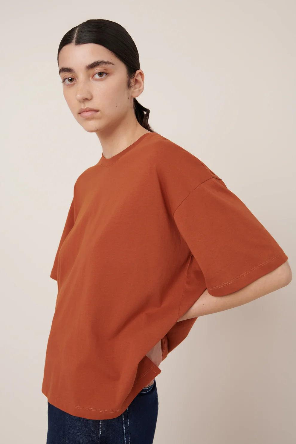 good thing Kowtow Everyday Tee - Clay Red