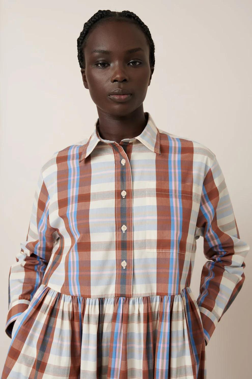 Good Thing Kowtow Lee Dress - Terra Check