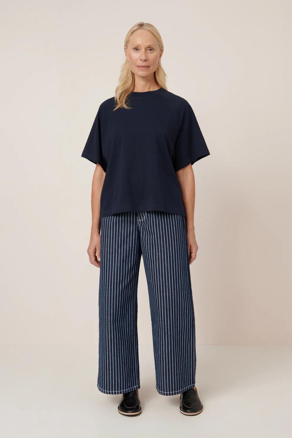 Good Thing Kowtow Raglan Tee - Navy