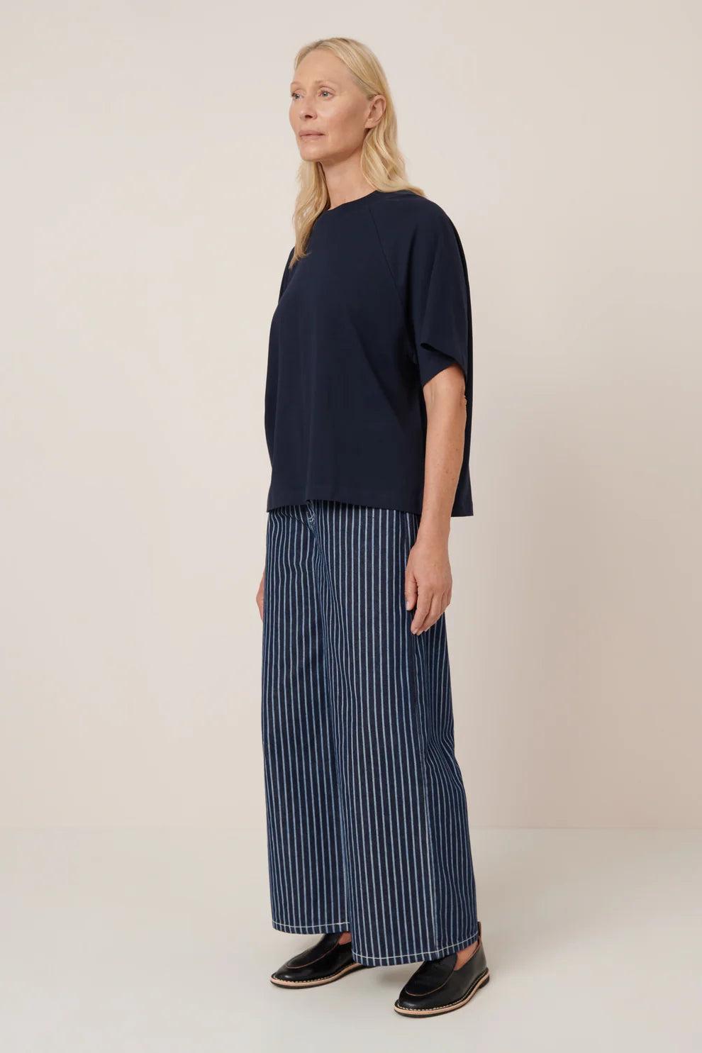 Good Thing Kowtow Raglan Tee - Navy