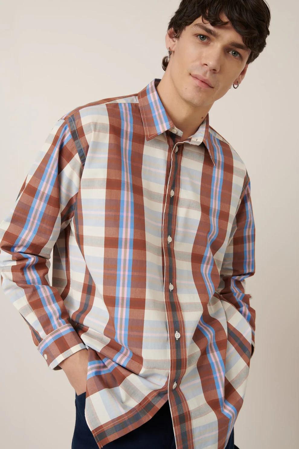 good thing Kowtow Ralph Shirt - Terra Check