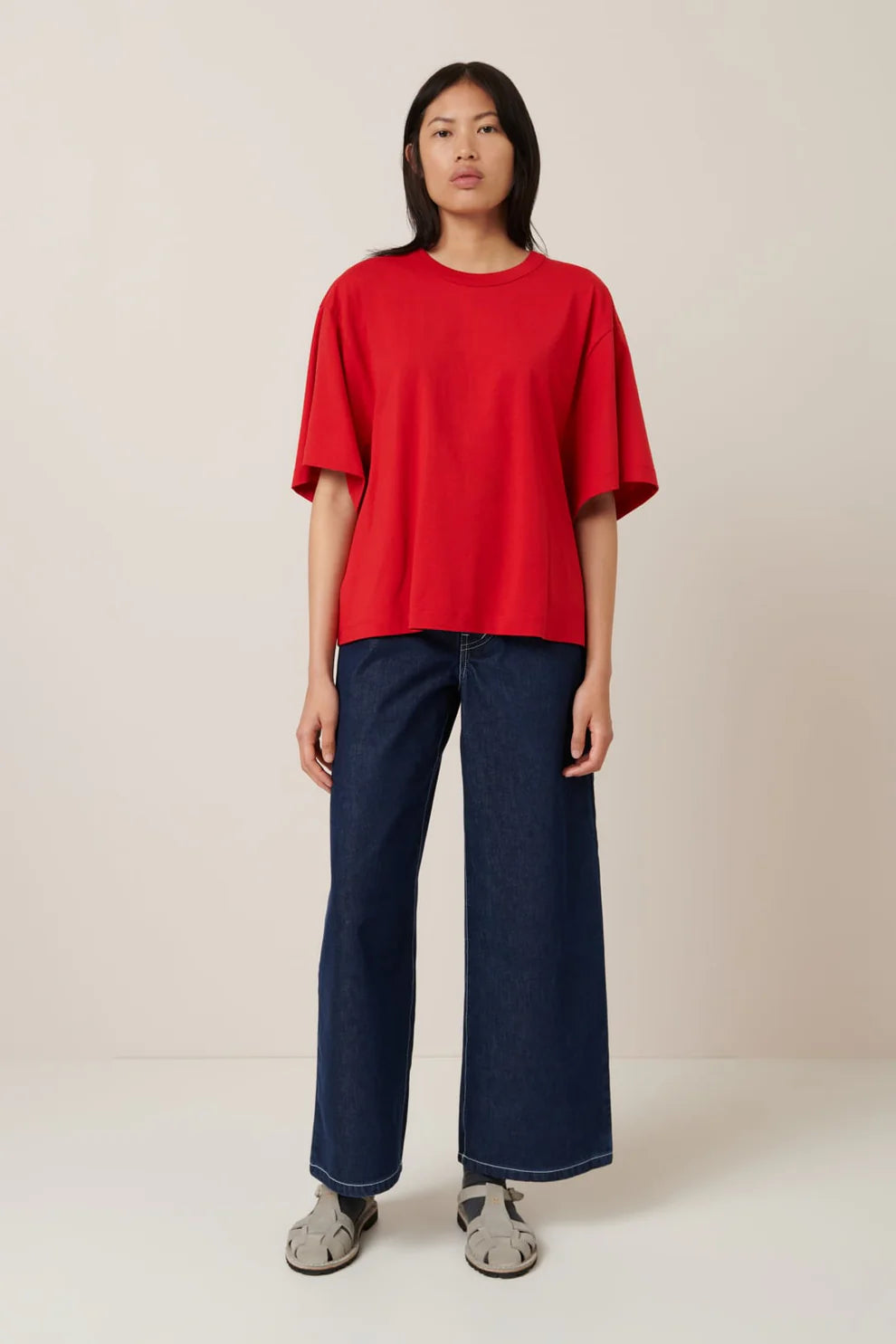 Good Thing Kowtow Shadow Tee - Red